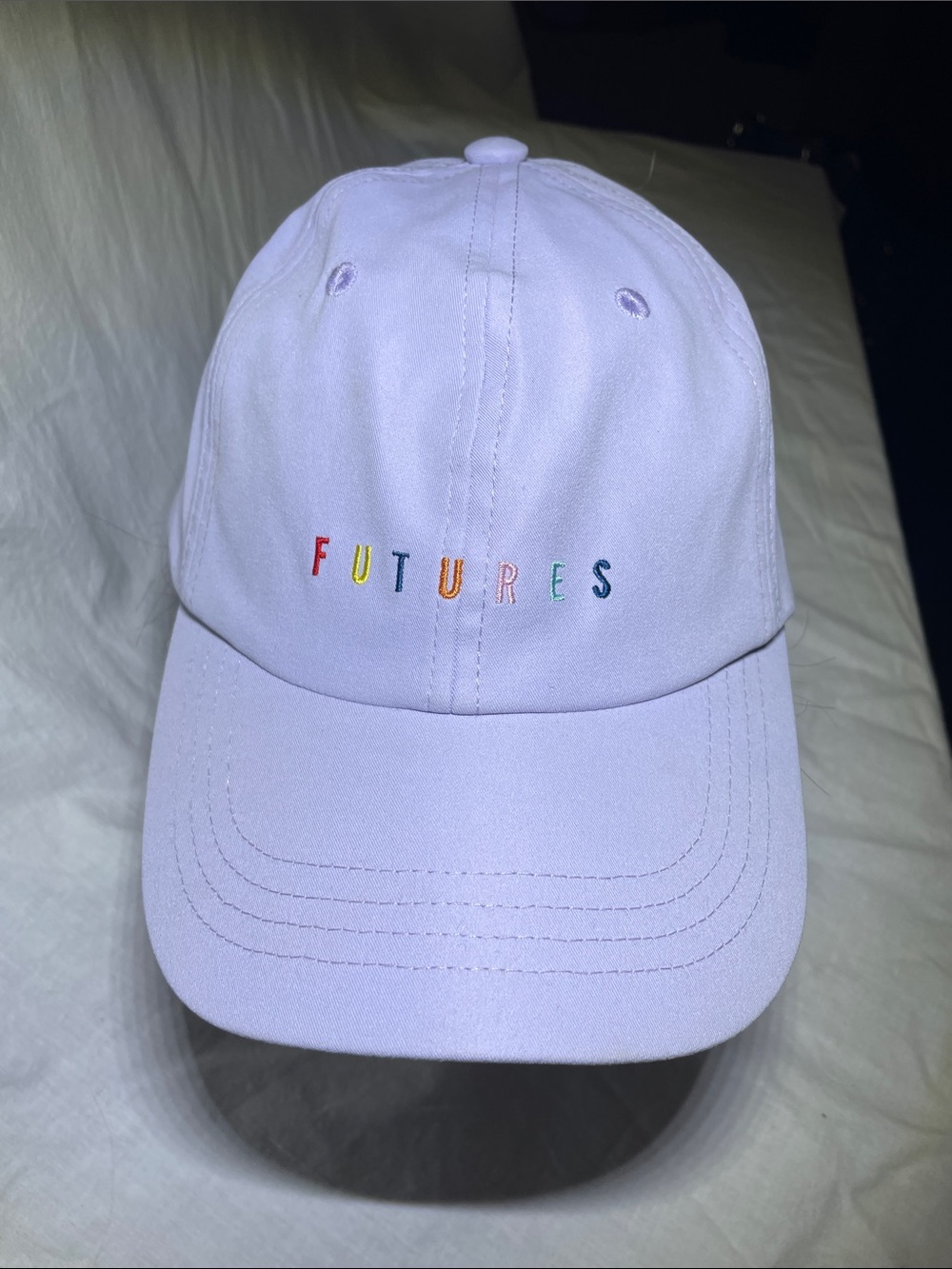 Lavender 'FUTURES' Embroidered Baseball Cap